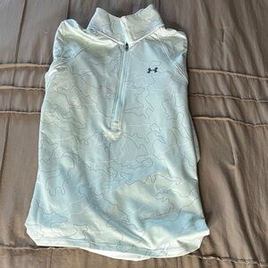 Under Armour Mint Green Quarter-Zip Top